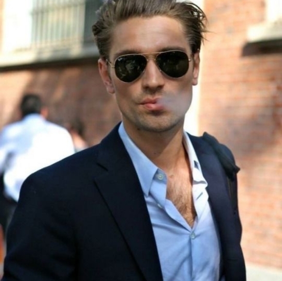 New Ray Ban Aviator Black Lenses RB3025 - Picture 13 of 15